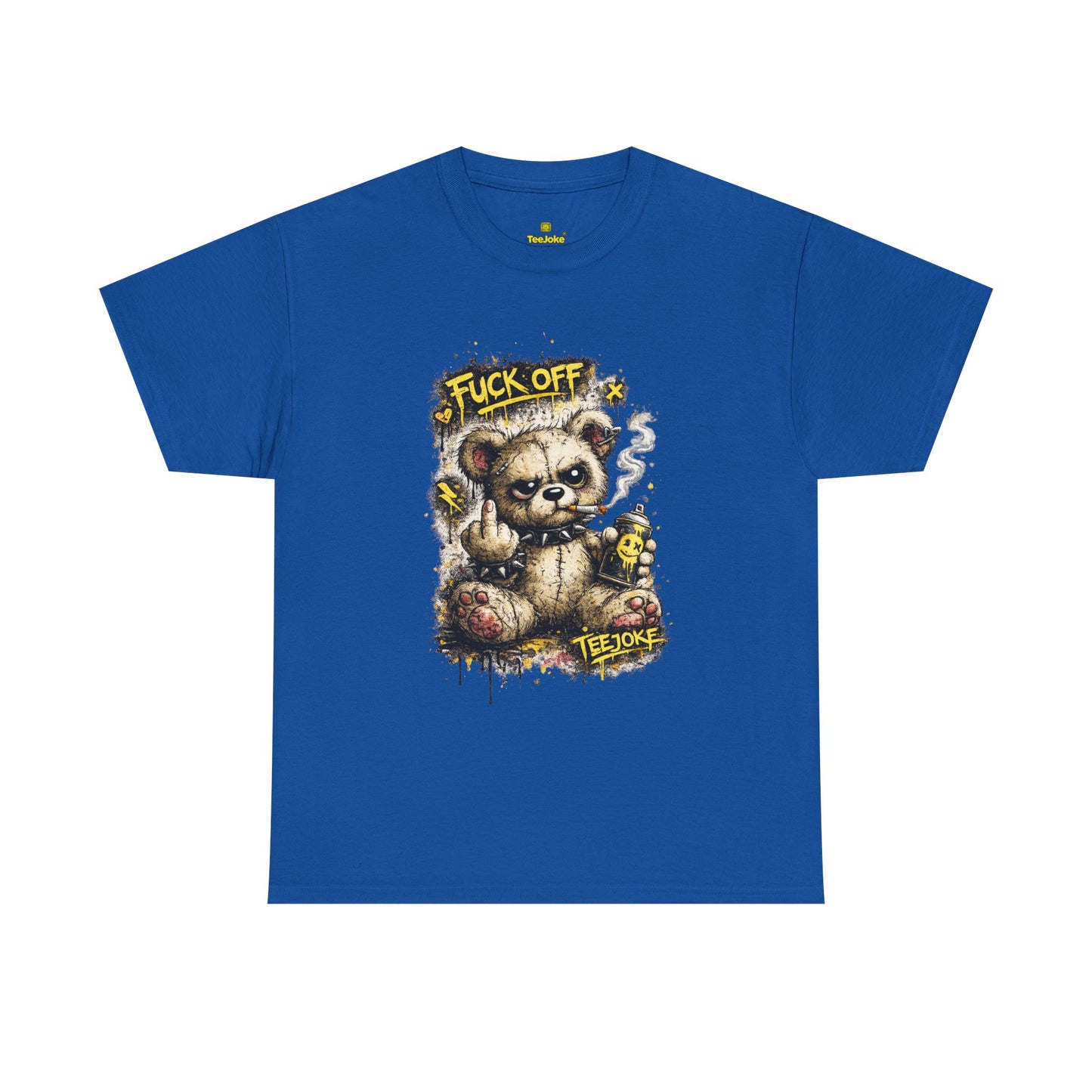 Camiseta TeeJoke “Fuck Off Teddy” – Street Rebel Edition