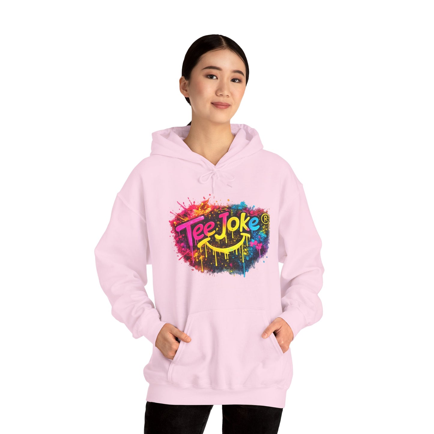 Sudadera TeeJoke Logo Graffiti – Urban Color Edition