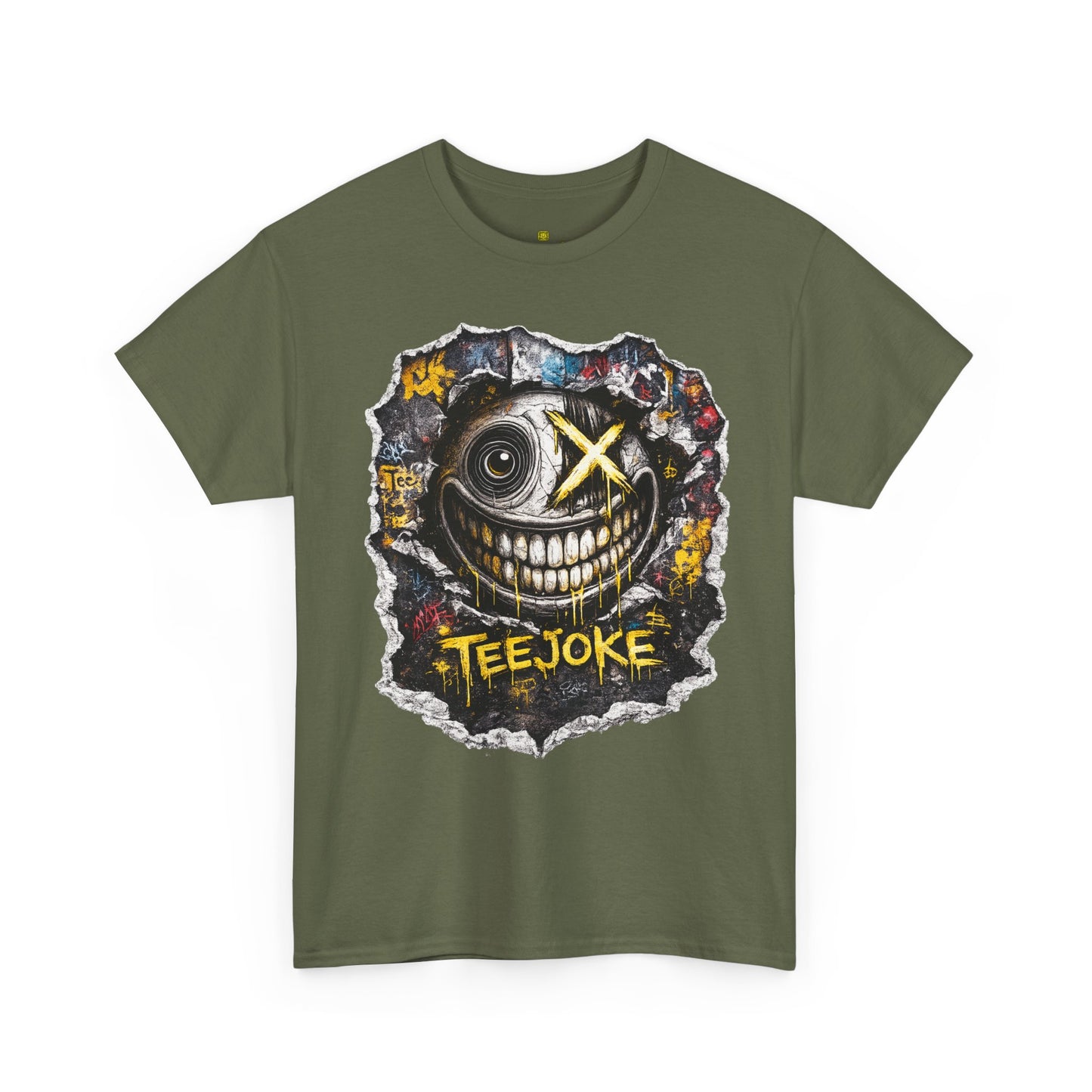 Camiseta TeeJoke® – Broken Smile Street Chaos