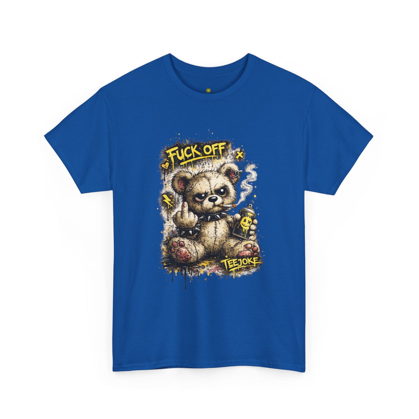 Camiseta TeeJoke “Fuck Off Teddy” – Street Rebel Edition