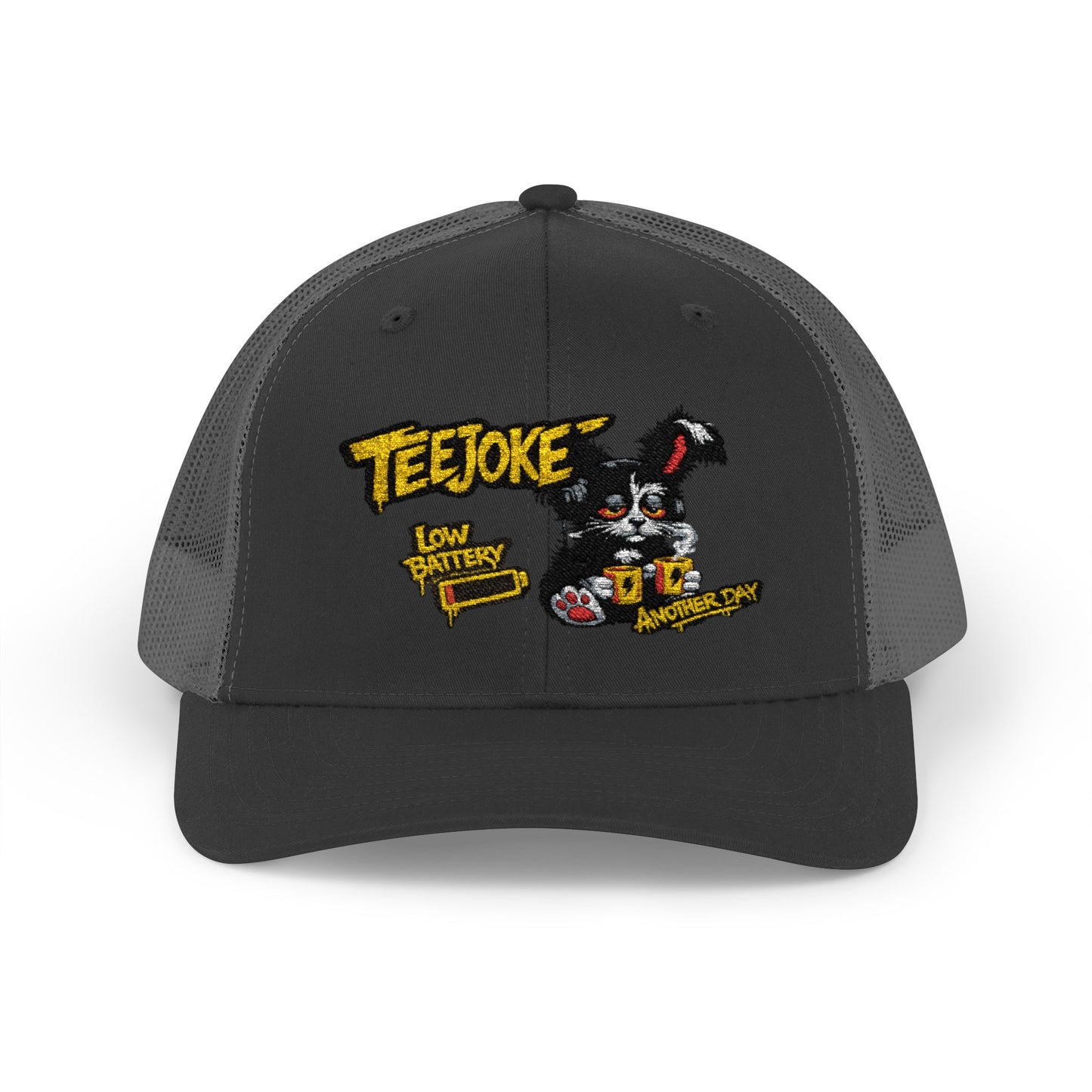 Gorra Trucker TeeJoke “Low Battery” Bordada – Street Art