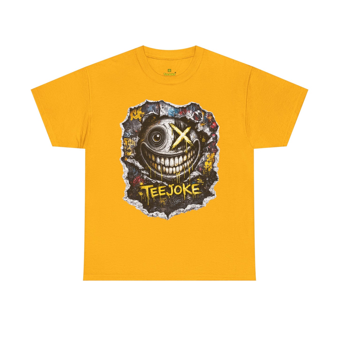 Camiseta TeeJoke® – Broken Smile Street Chaos