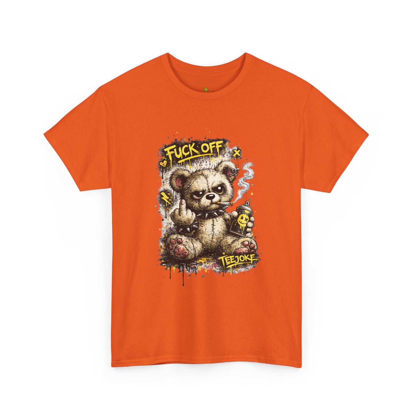 Camiseta TeeJoke “Fuck Off Teddy” – Street Rebel Edition