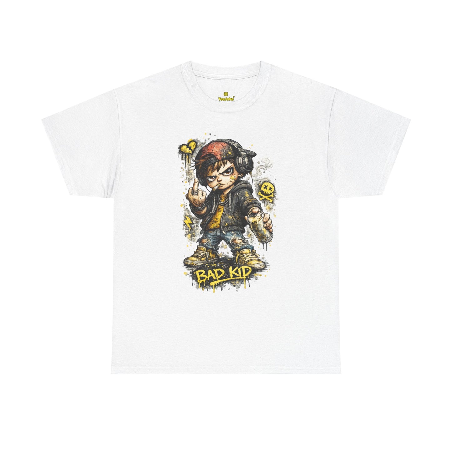 Camiseta TeeJoke® – Bad Kid Street Rebel