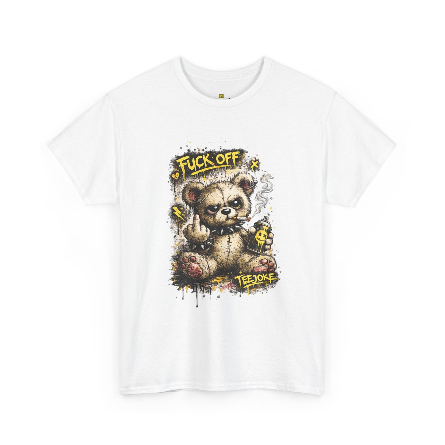 Camiseta TeeJoke “Fuck Off Teddy” – Street Rebel Edition