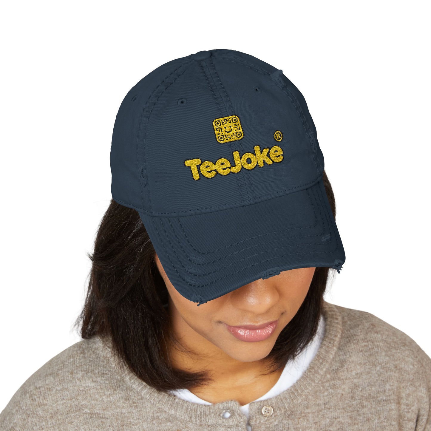 TeeJoke® Embroidered Logo Cap – Casual Urban Style