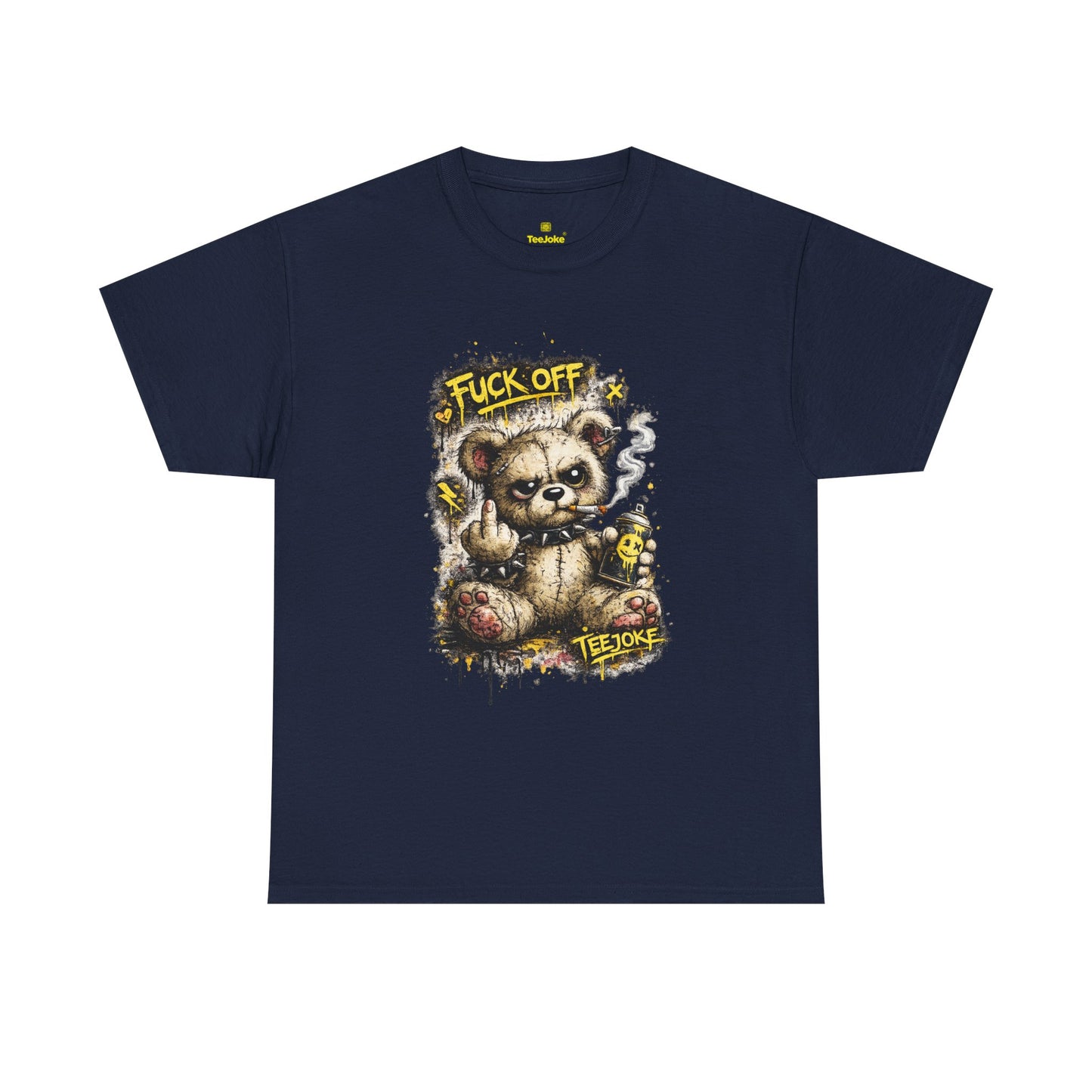 Camiseta TeeJoke “Fuck Off Teddy” – Street Rebel Edition