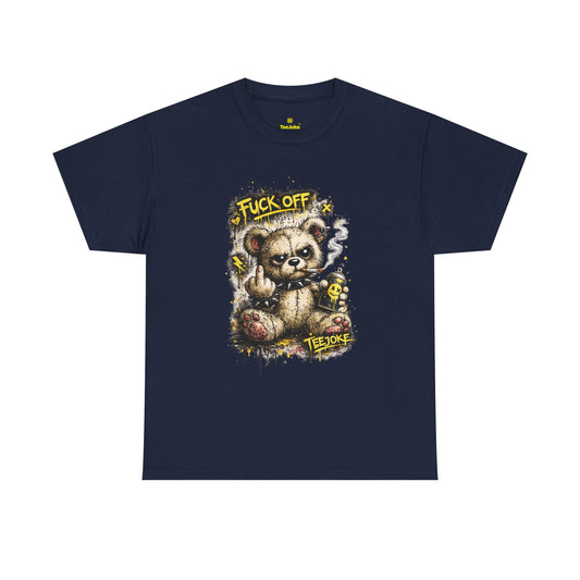 Camiseta TeeJoke “Fuck Off Teddy” – Street Rebel Edition
