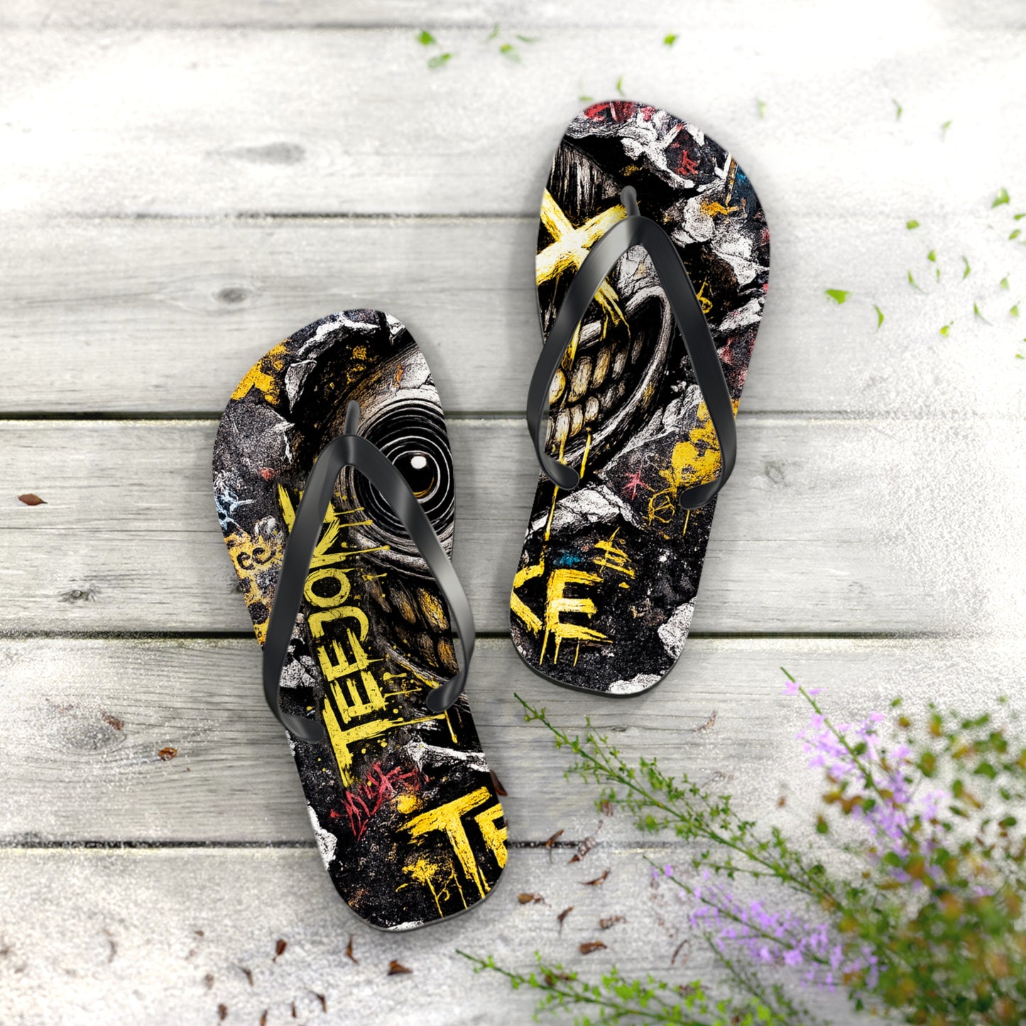 Chanclas TeeJoke Street Art Chaos