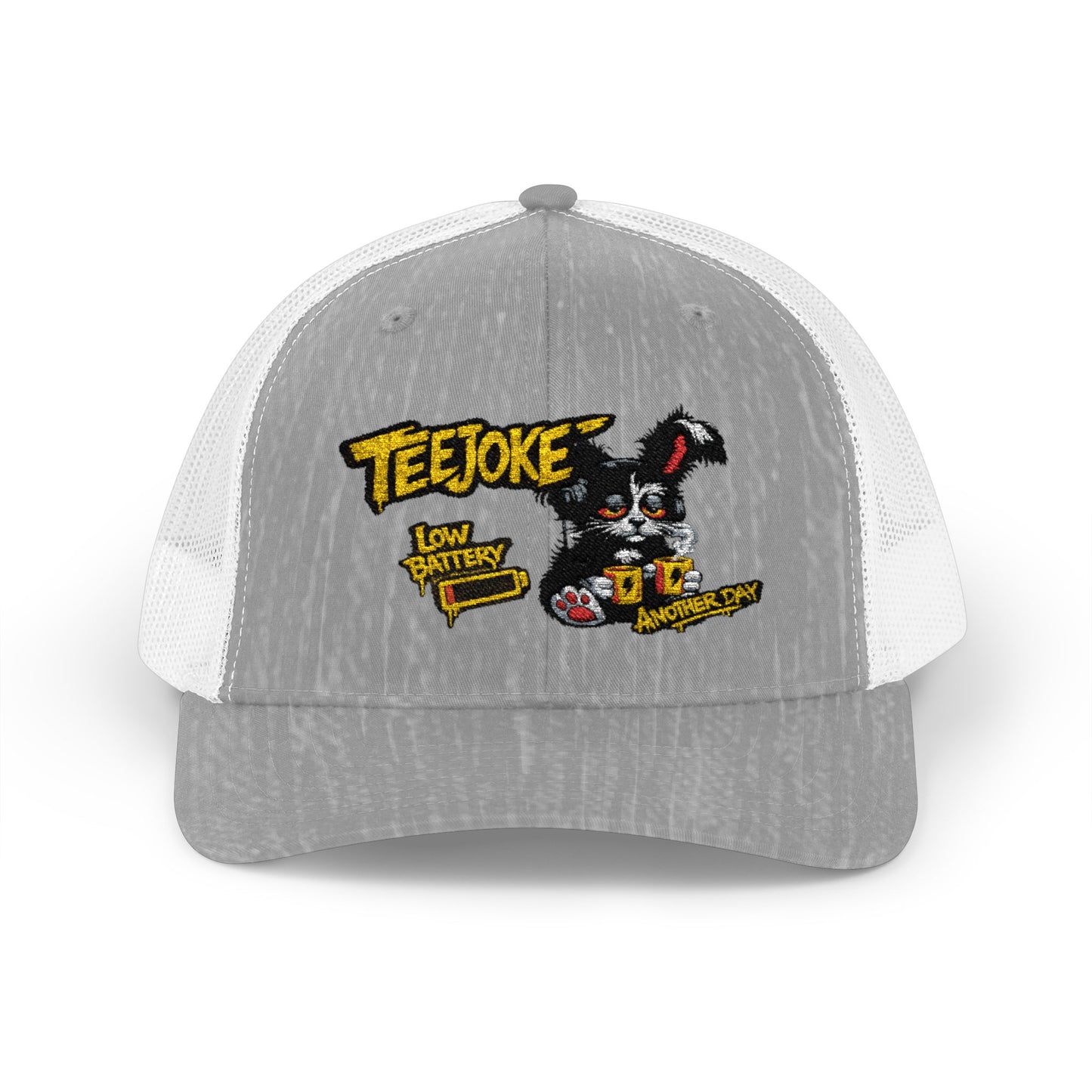 Gorra Trucker TeeJoke “Low Battery” Bordada – Street Art