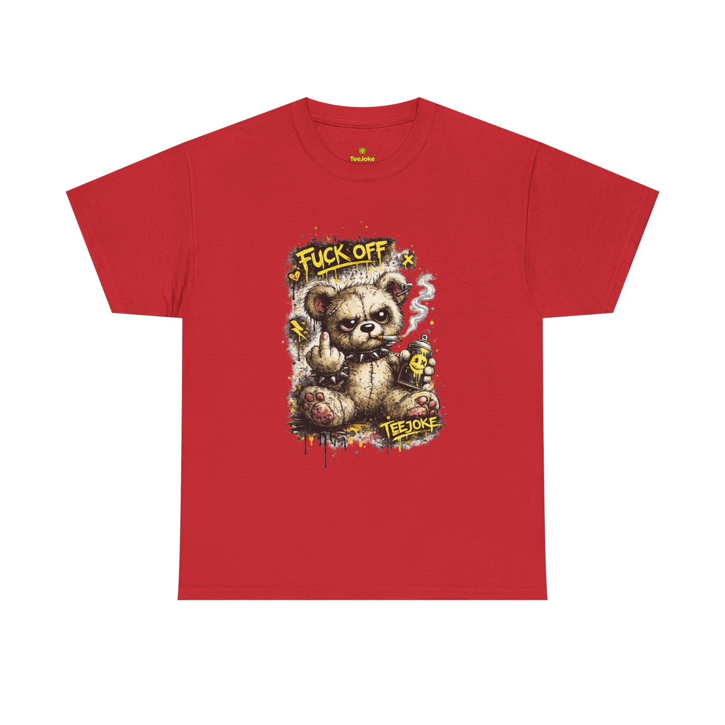 Camiseta TeeJoke “Fuck Off Teddy” – Street Rebel Edition