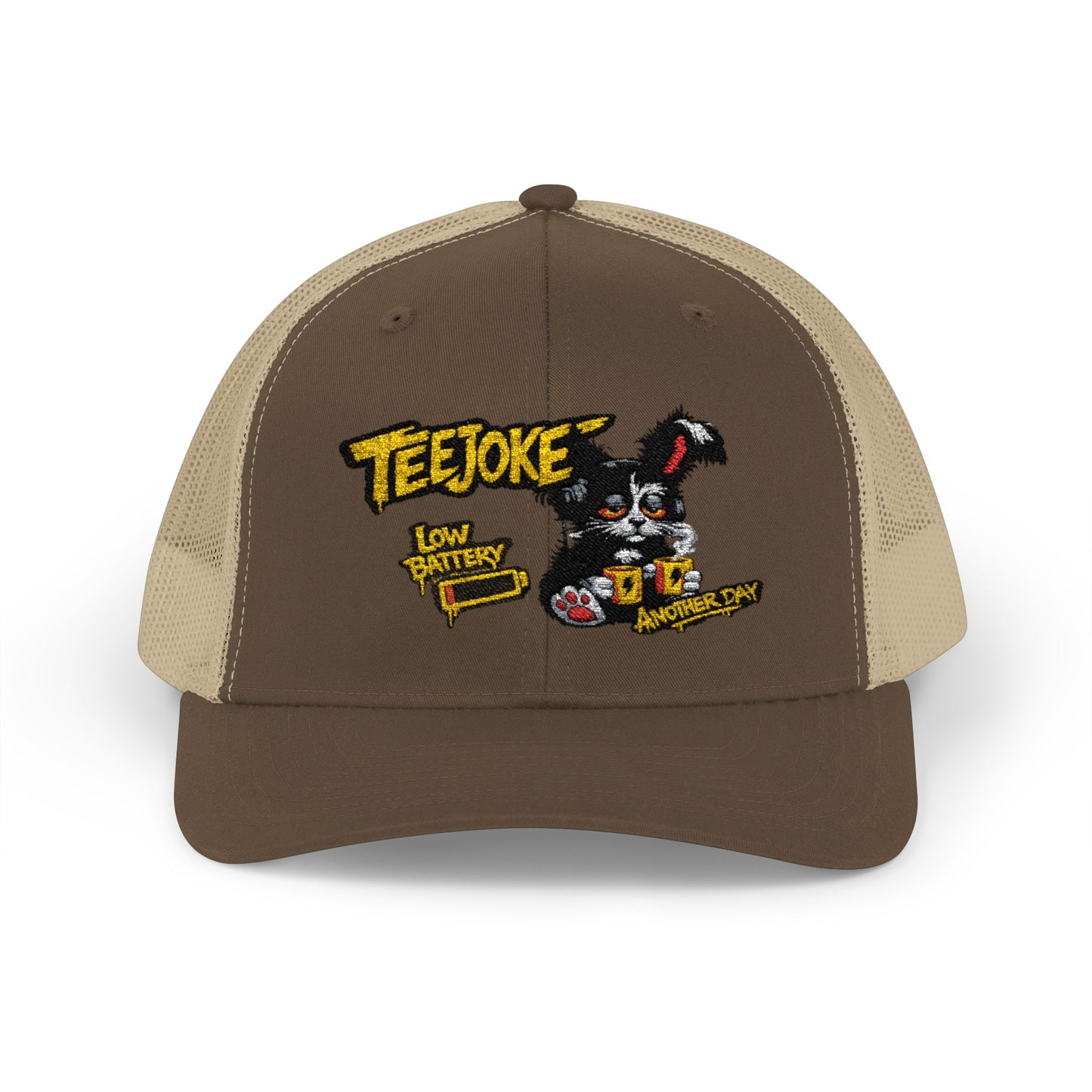 Gorra Trucker TeeJoke “Low Battery” Bordada – Street Art