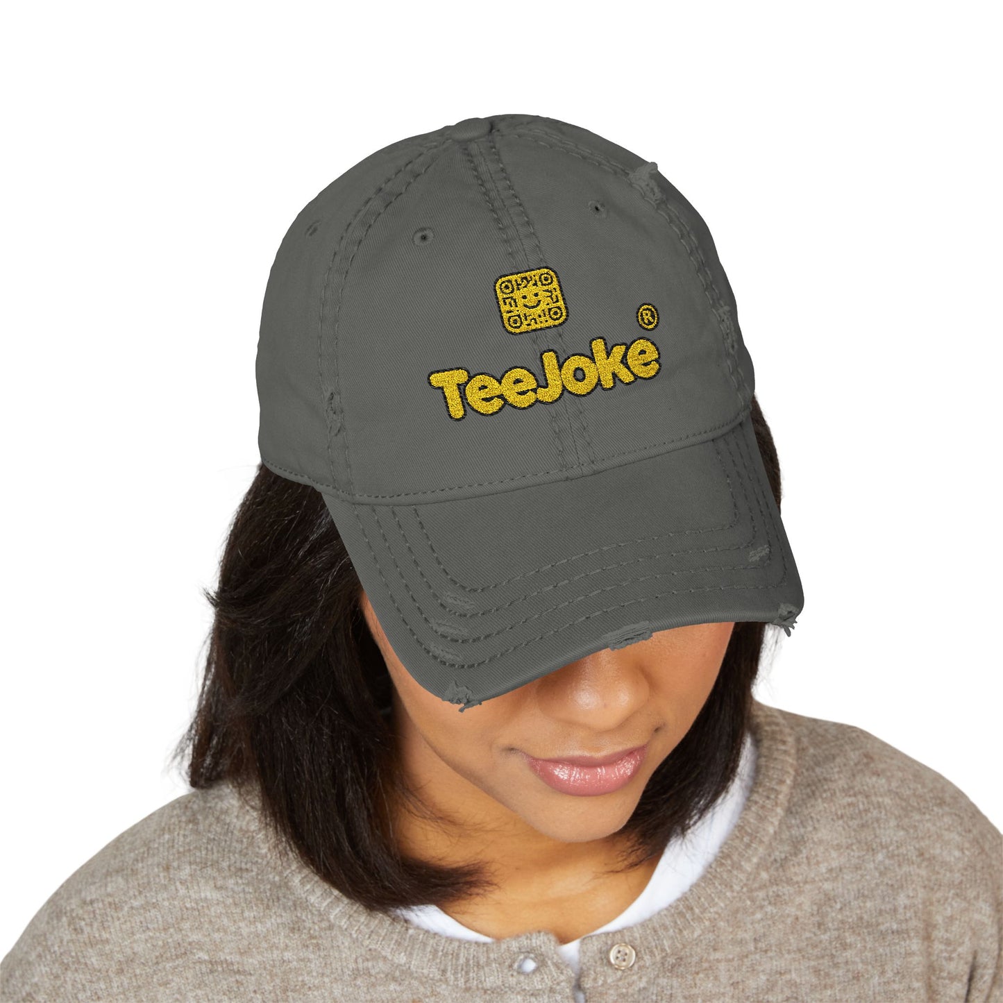 TeeJoke® Embroidered Logo Cap – Casual Urban Style
