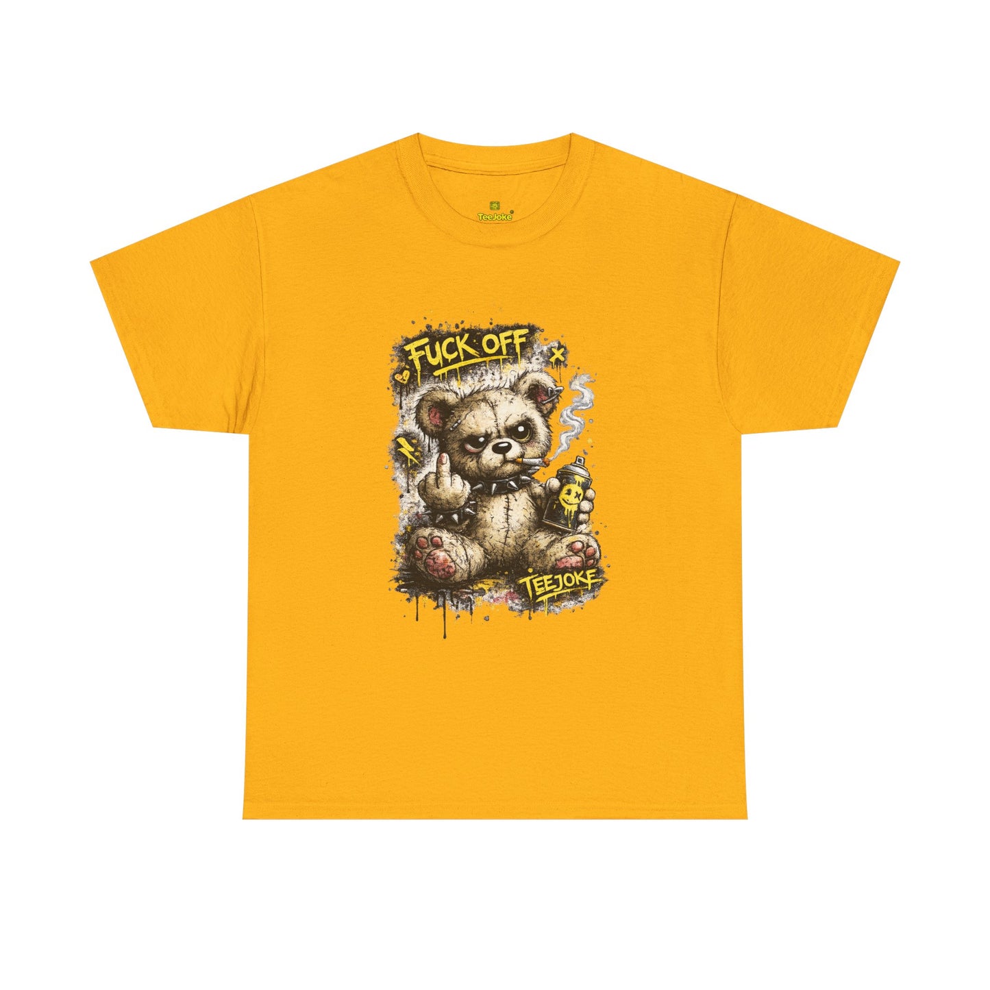 Camiseta TeeJoke “Fuck Off Teddy” – Street Rebel Edition