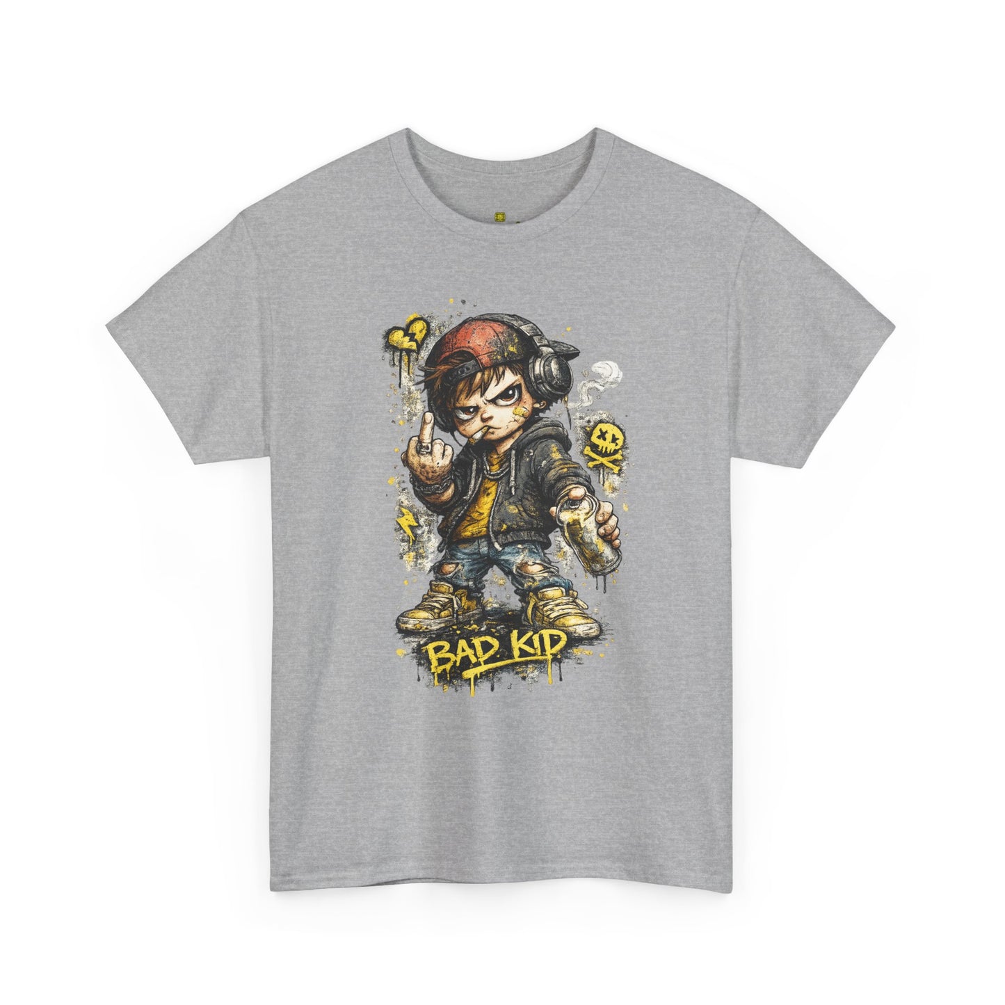 Camiseta TeeJoke® – Bad Kid Street Rebel