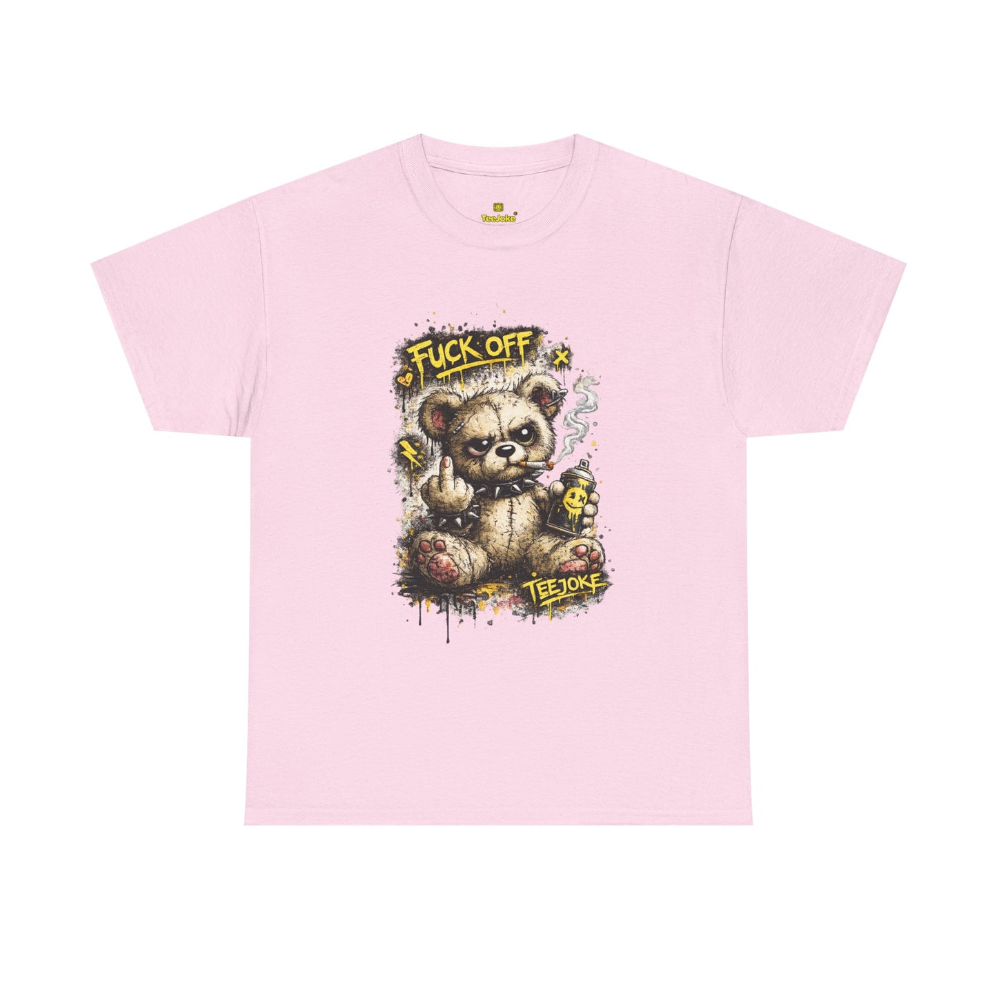Camiseta TeeJoke “Fuck Off Teddy” – Street Rebel Edition