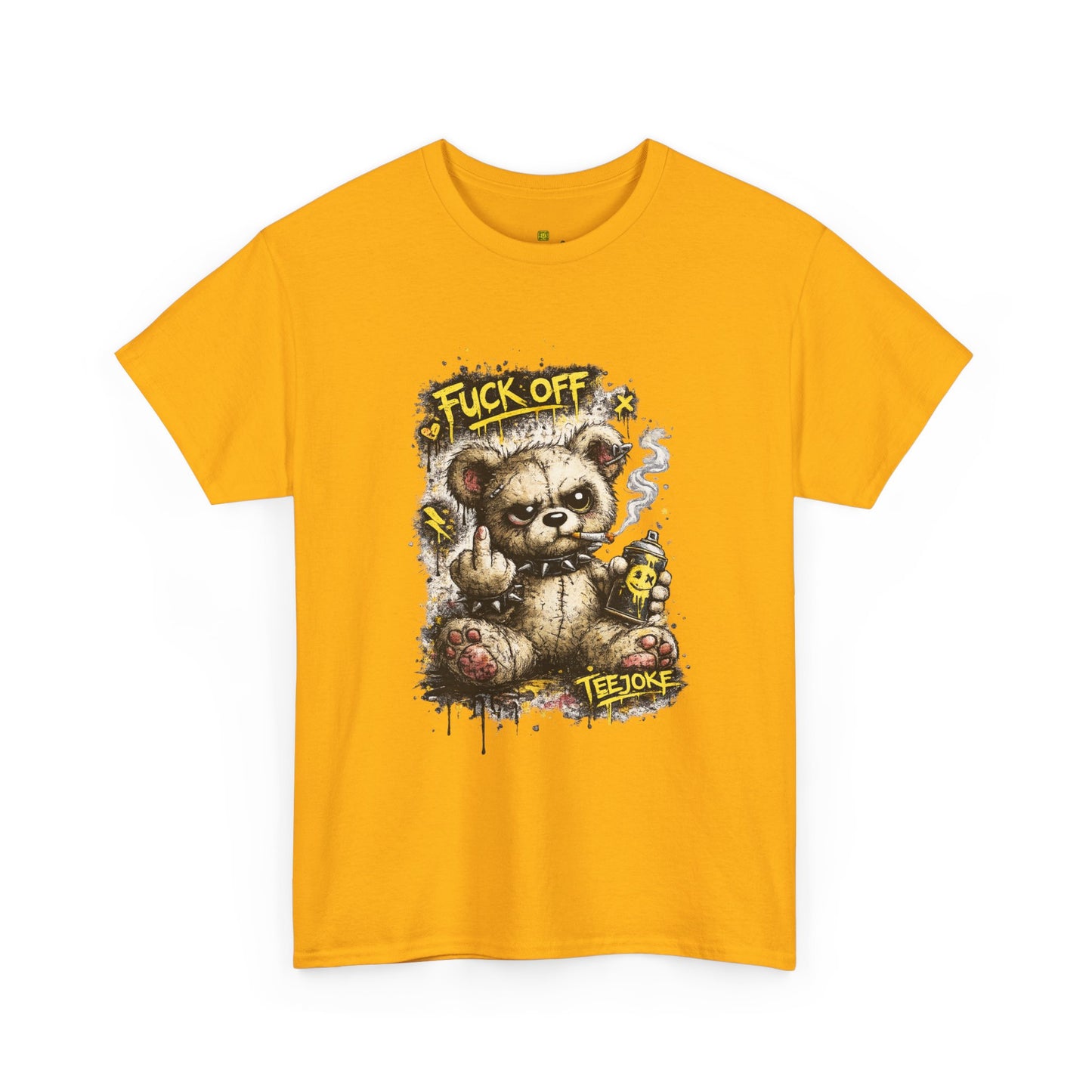 Camiseta TeeJoke “Fuck Off Teddy” – Street Rebel Edition