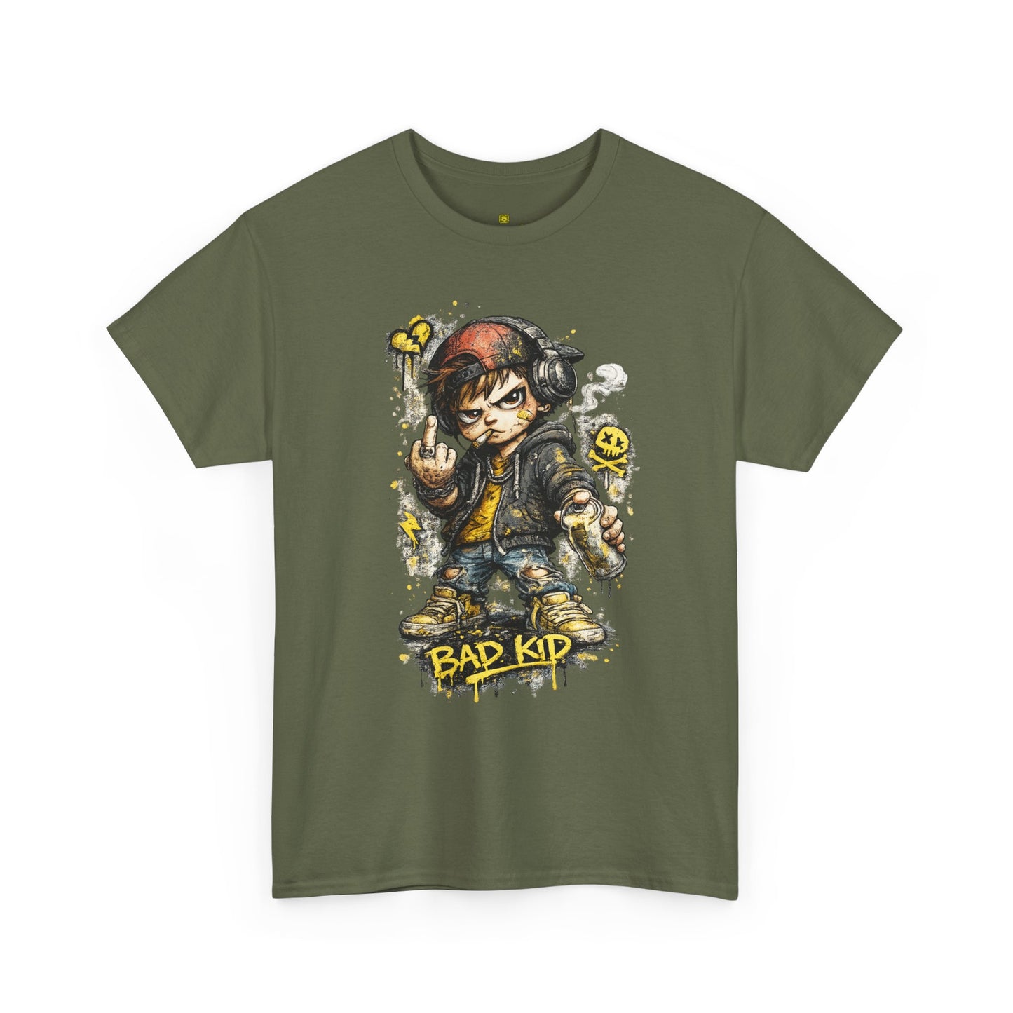 Camiseta TeeJoke® – Bad Kid Street Rebel