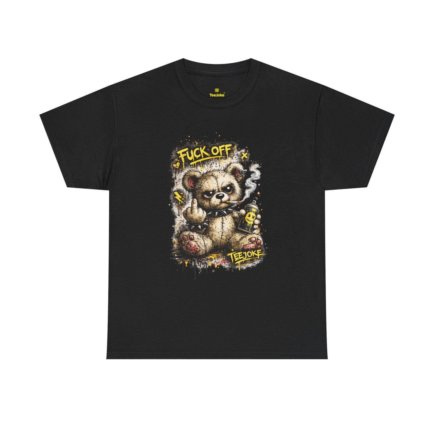 Camiseta TeeJoke “Fuck Off Teddy” – Street Rebel Edition