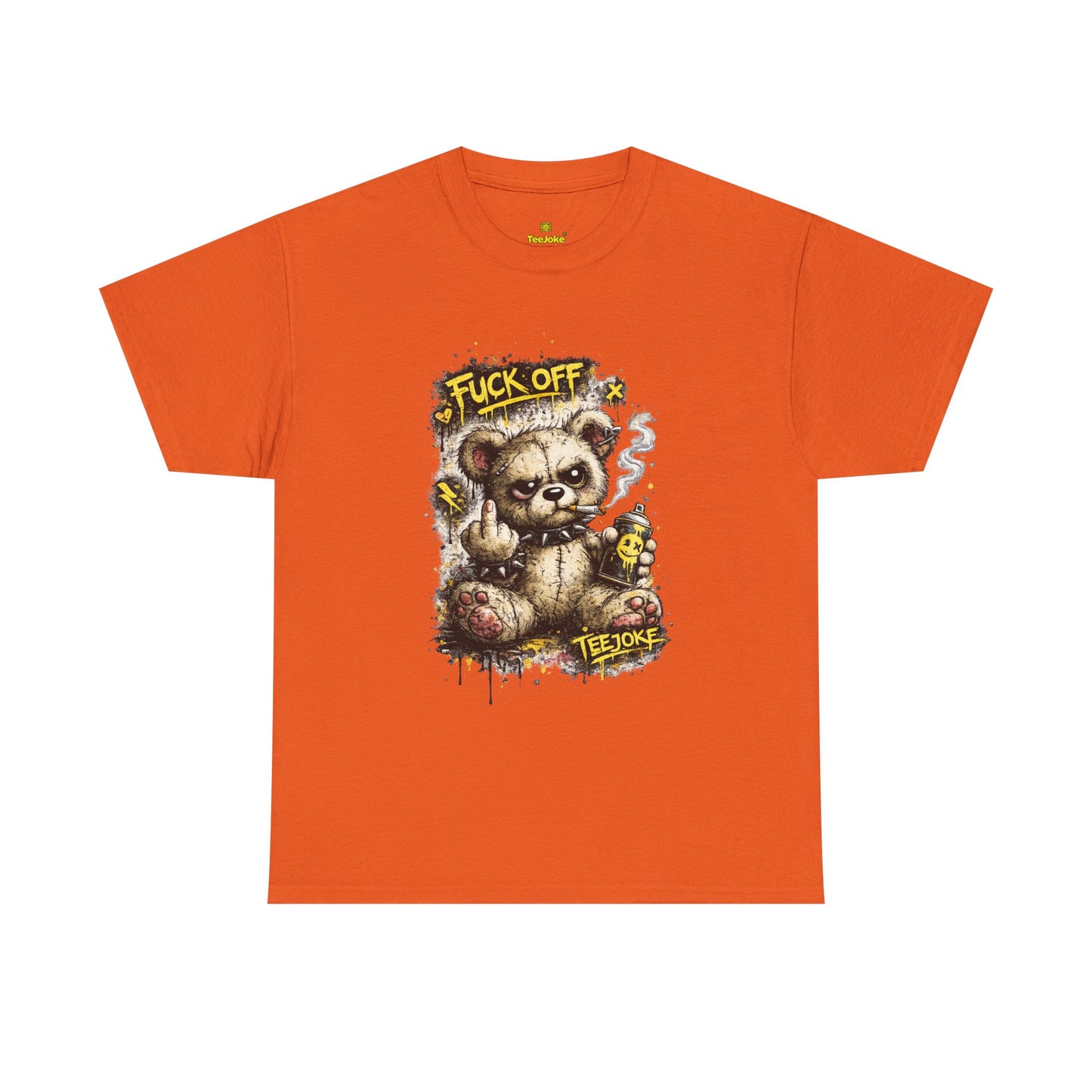 Camiseta TeeJoke “Fuck Off Teddy” – Street Rebel Edition