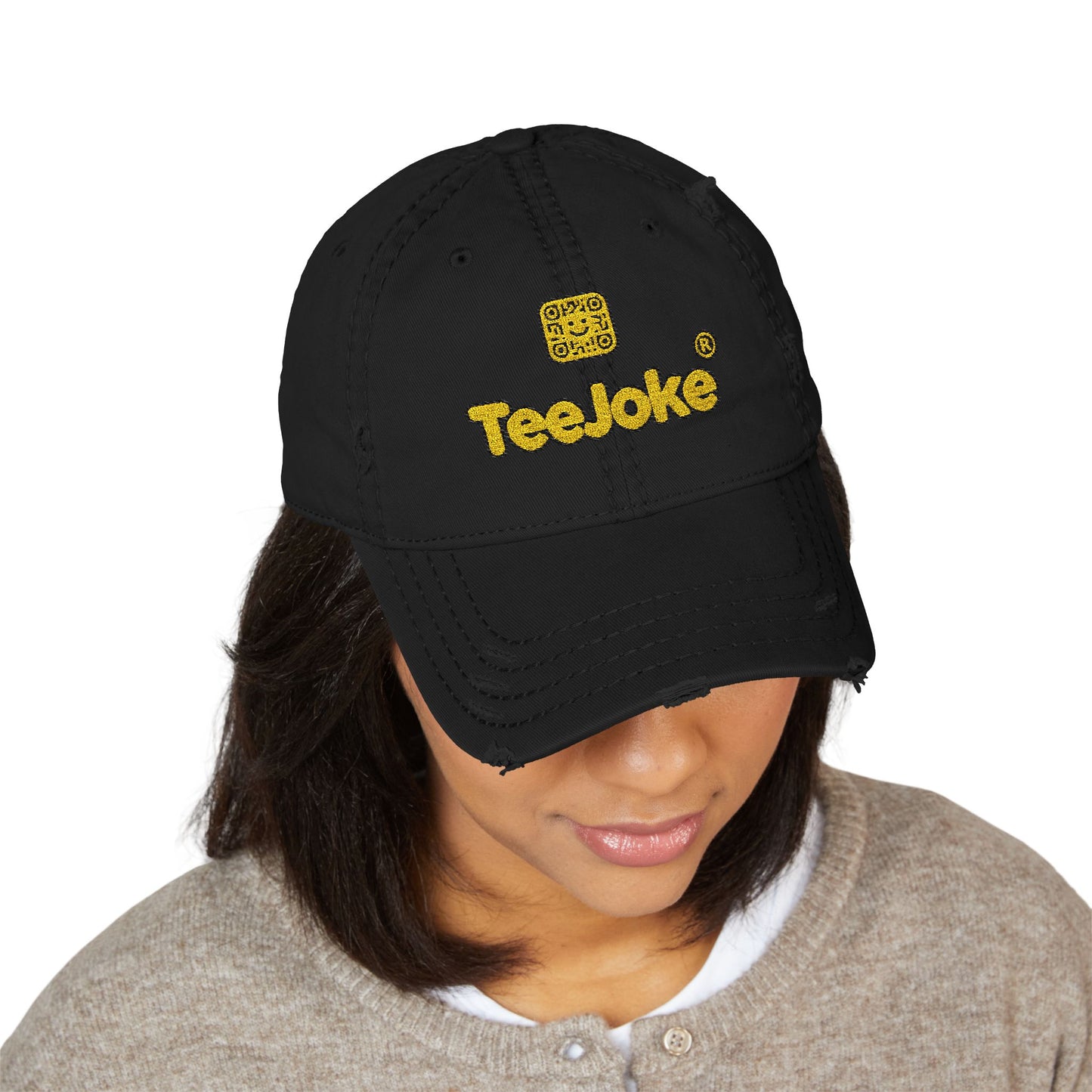 TeeJoke® Embroidered Logo Cap – Casual Urban Style