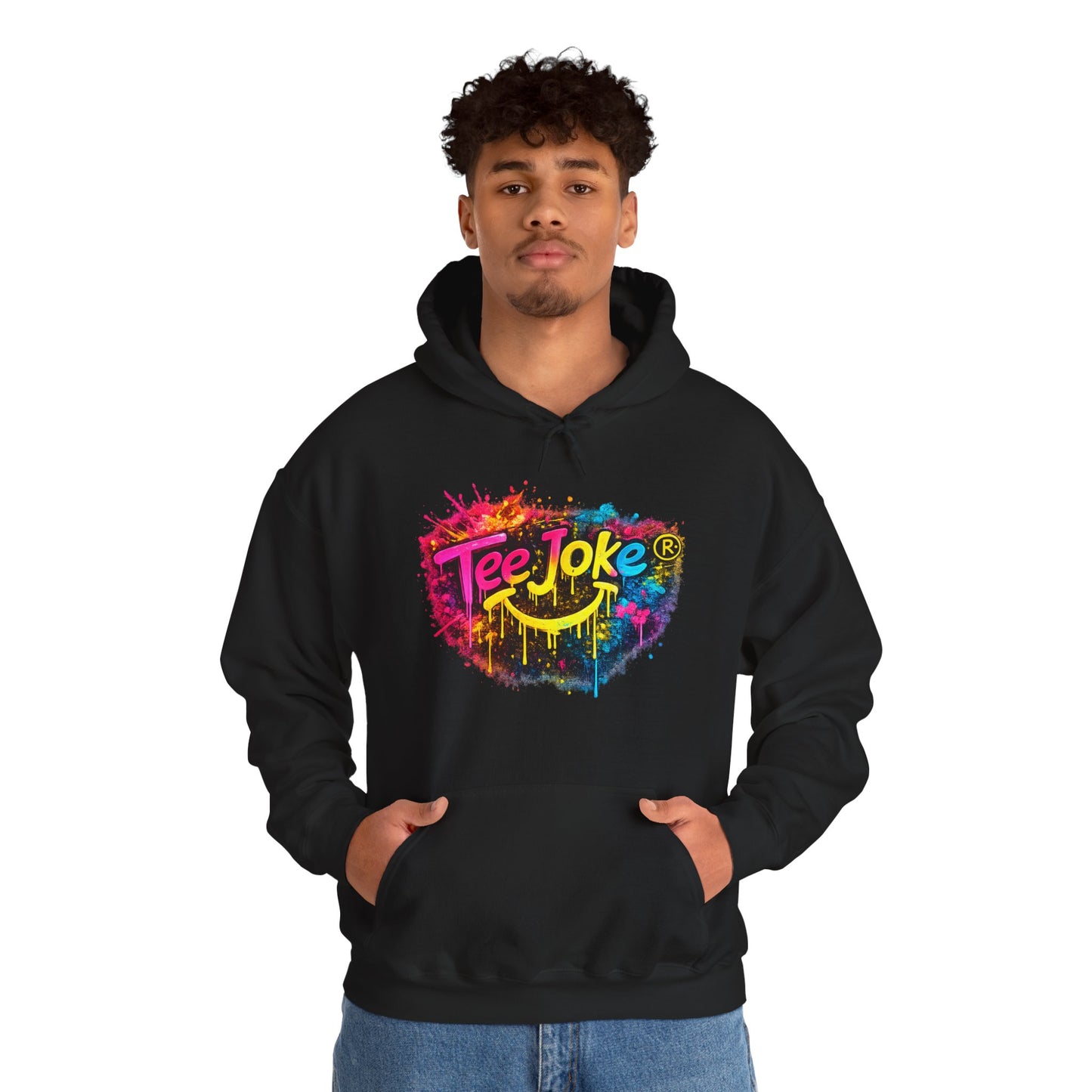 Sudadera TeeJoke Logo Graffiti – Urban Color Edition
