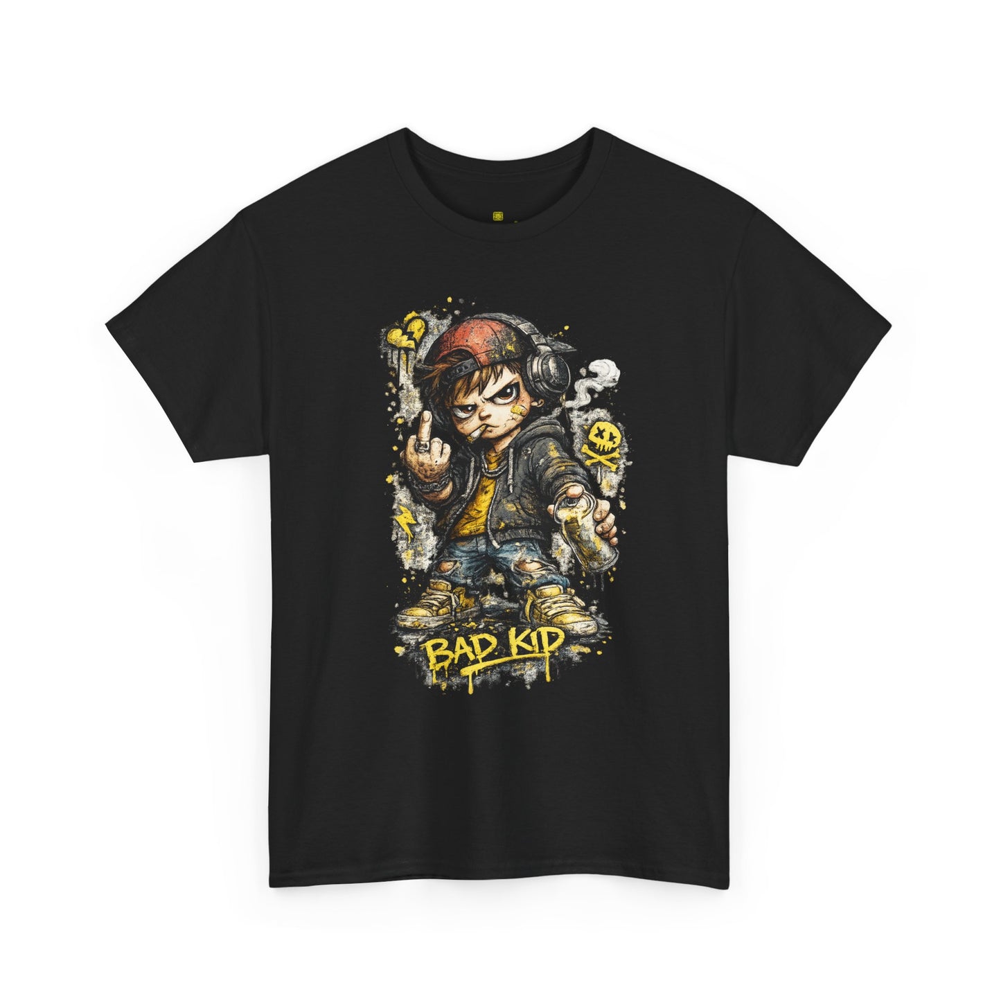Camiseta TeeJoke® – Bad Kid Street Rebel