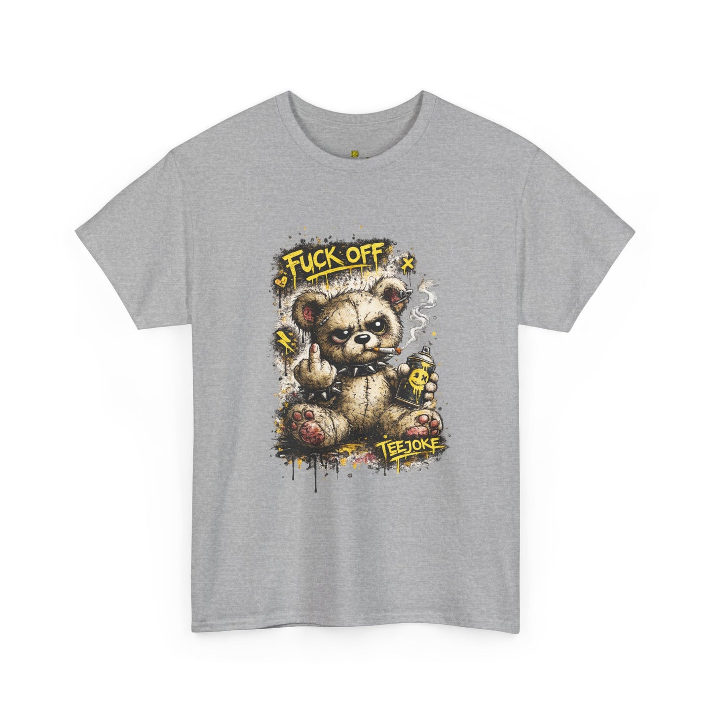 Camiseta TeeJoke “Fuck Off Teddy” – Street Rebel Edition