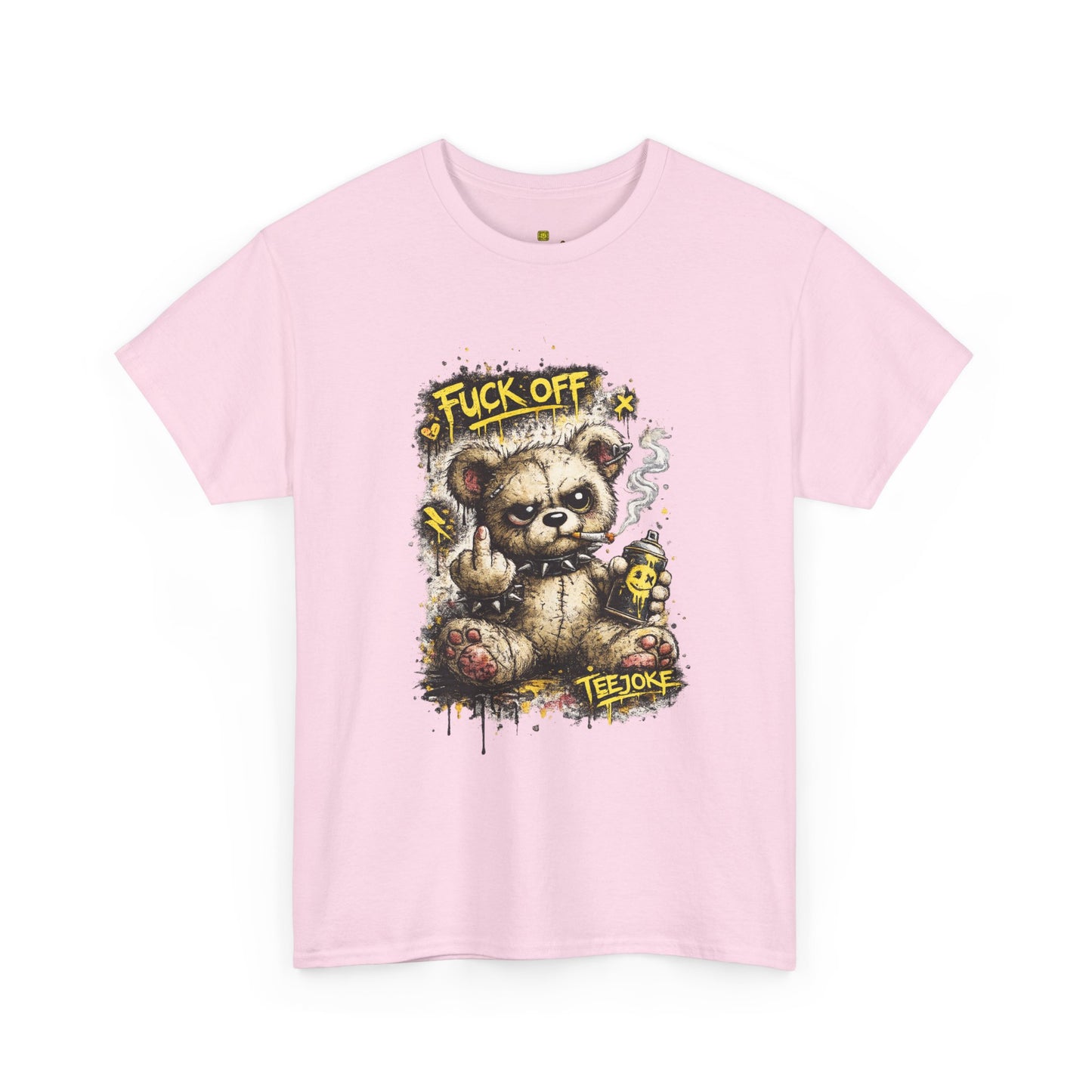 Camiseta TeeJoke “Fuck Off Teddy” – Street Rebel Edition
