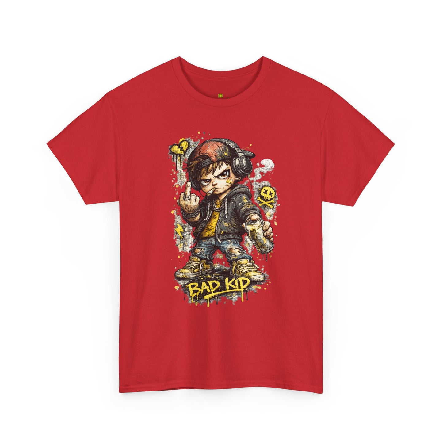 Camiseta TeeJoke® – Bad Kid Street Rebel
