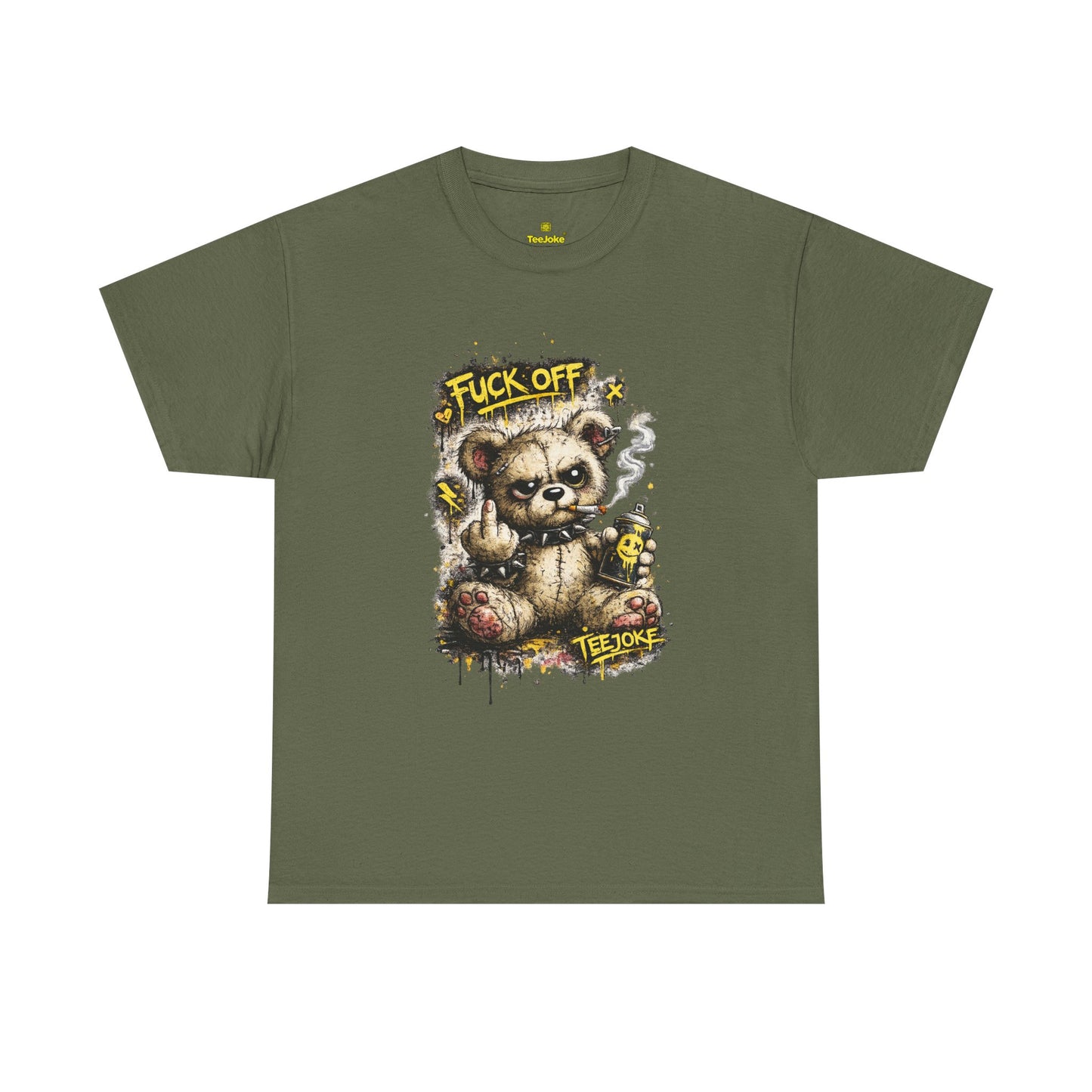 Camiseta TeeJoke “Fuck Off Teddy” – Street Rebel Edition