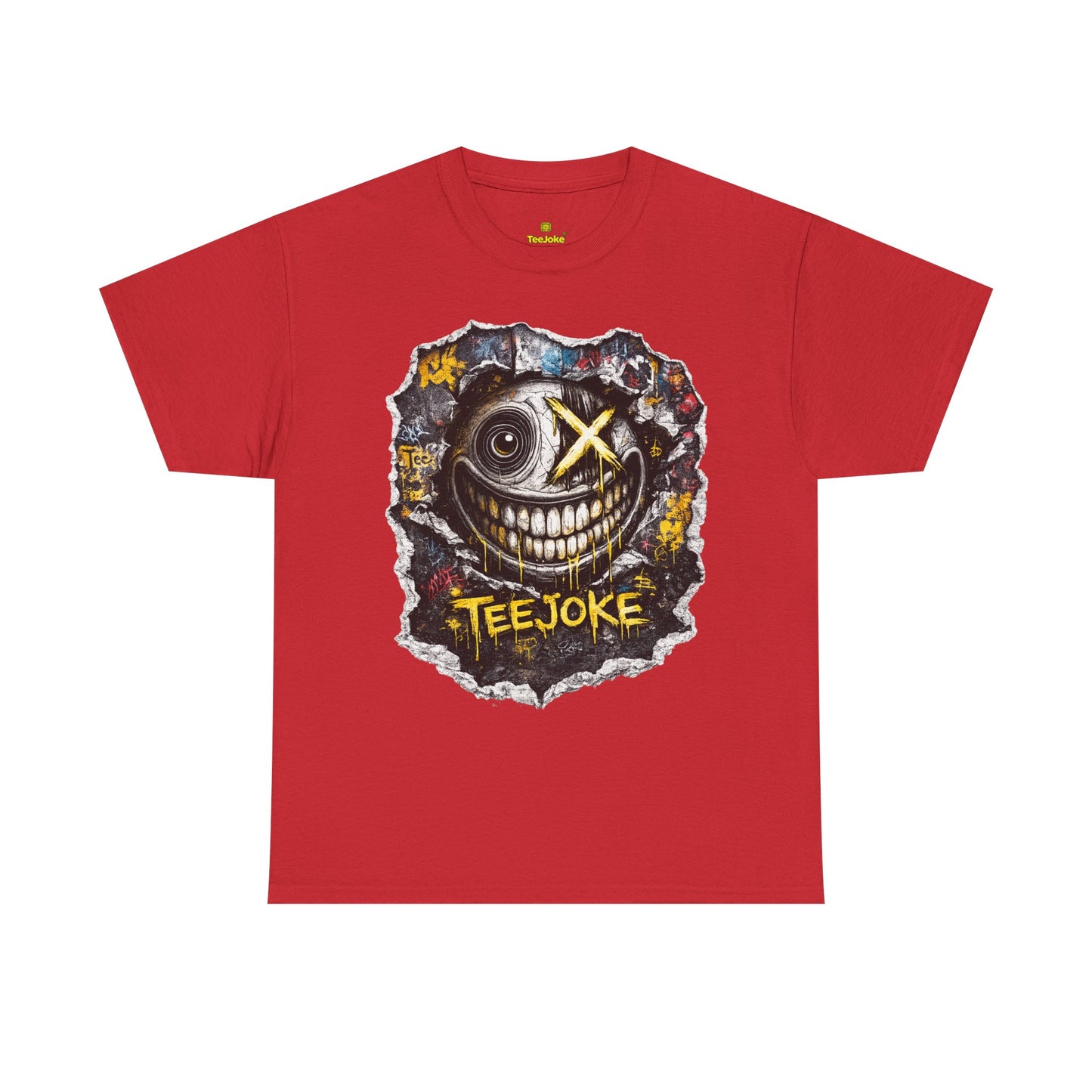 Camiseta TeeJoke® – Broken Smile Street Chaos
