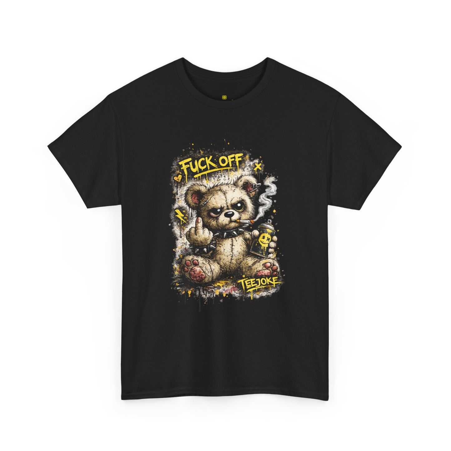 Camiseta TeeJoke “Fuck Off Teddy” – Street Rebel Edition