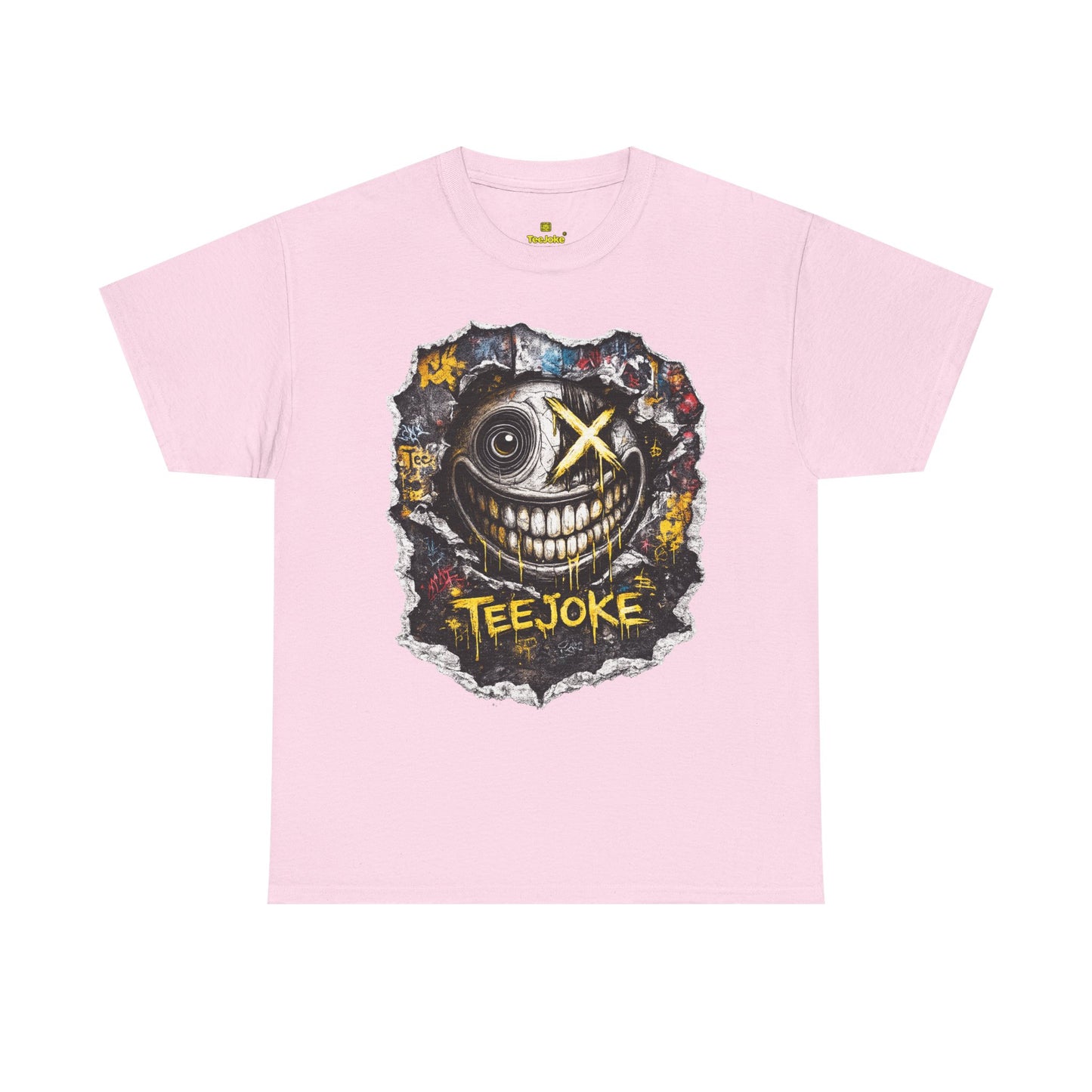 Camiseta TeeJoke® – Broken Smile Street Chaos