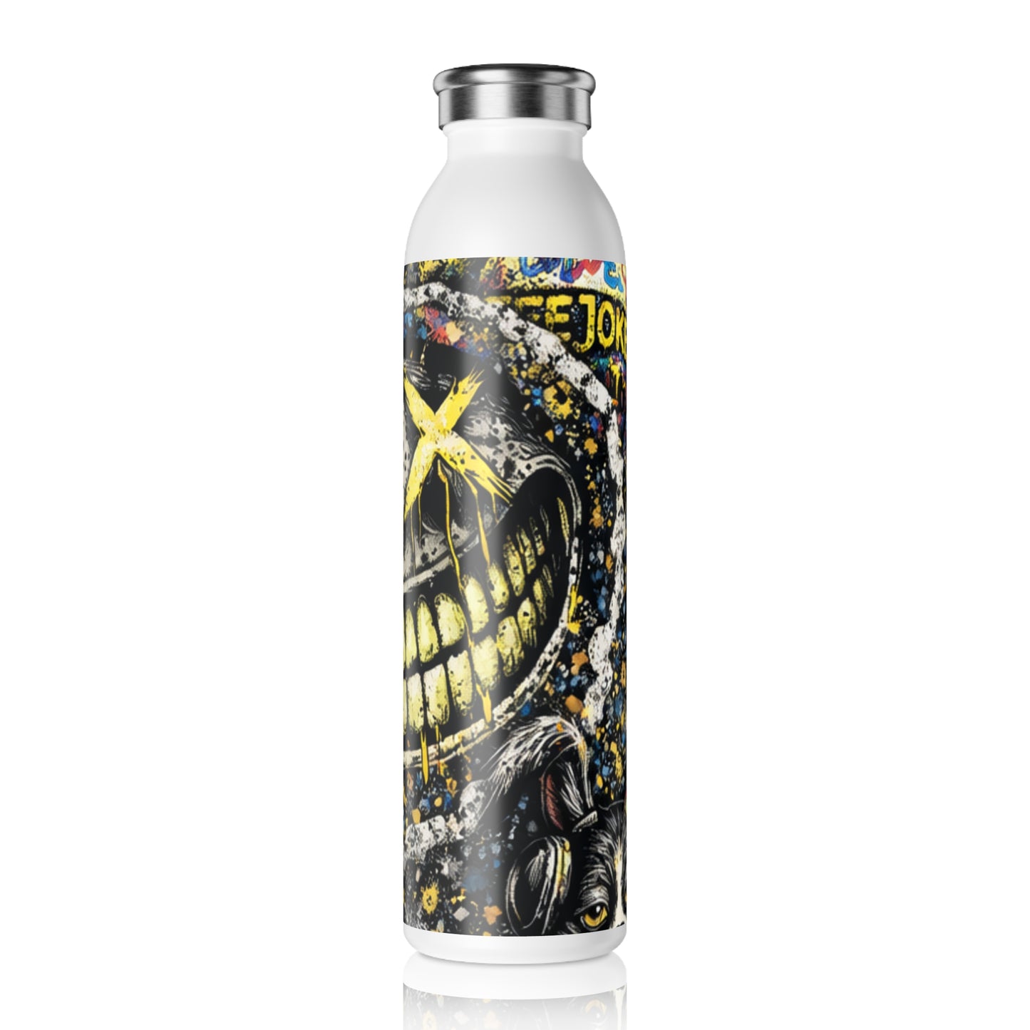 Botella de Agua TeeJoke – Street Art Skull 360º
