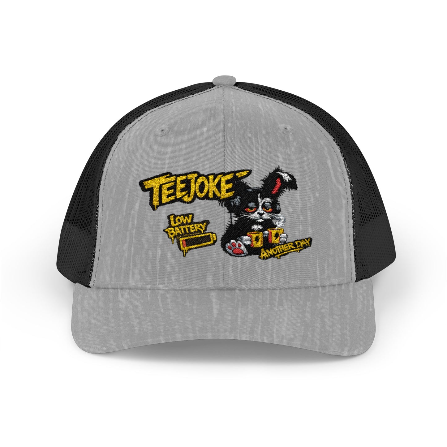 Gorra Trucker TeeJoke “Low Battery” Bordada – Street Art