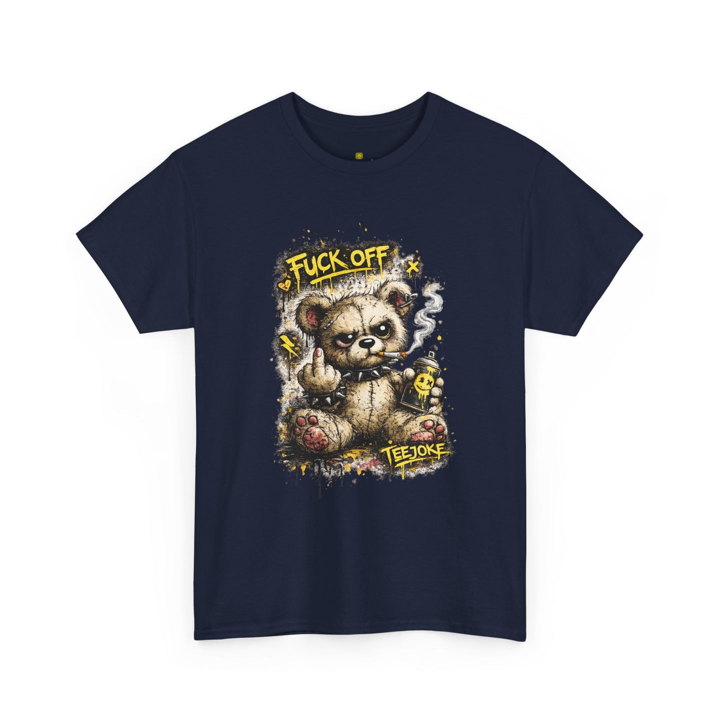 Camiseta TeeJoke “Fuck Off Teddy” – Street Rebel Edition